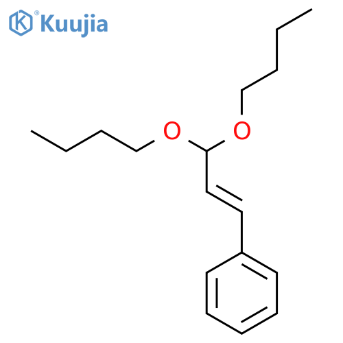 Benzene, (3,3-dibutoxy-1-propenyl)- structure