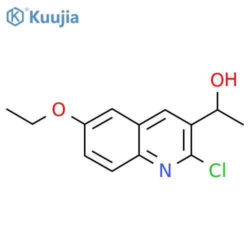 1-(2-Chloro-6-ethoxyquinolin-3-yl)ethanol structure
