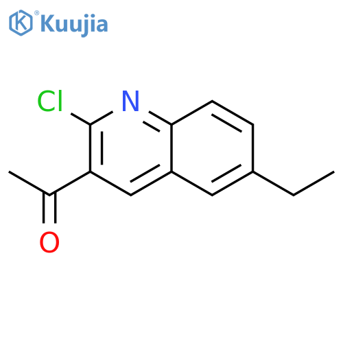 1-(2-Chloro-6-ethylquinolin-3-yl)ethanone structure