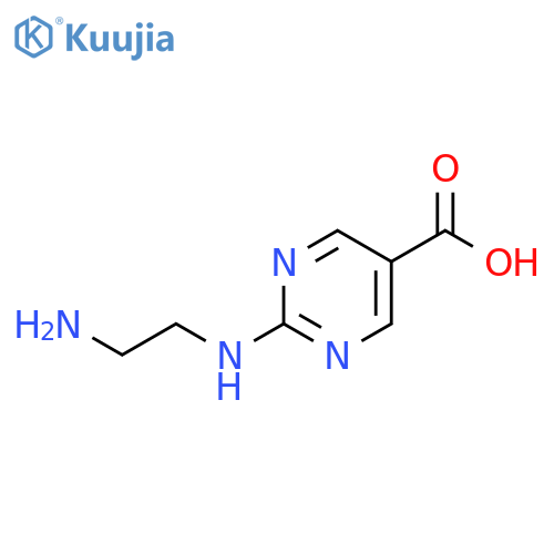2-((2-aminoethyl)amino)pyrimidine-5-carboxylic acid structure
