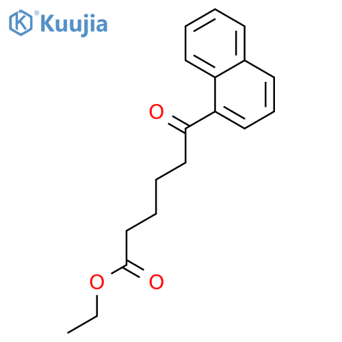 Ethyl 6-naphthalen-1-yl-6-oxohexanoate structure