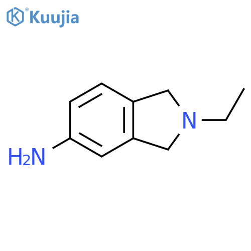 2-ethyl-2,3-dihydro-1H-isoindol-5-amine structure