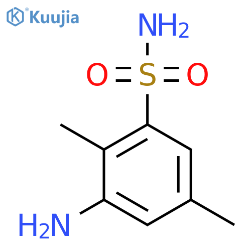 3-amino-2,5-dimethylbenzene-1-sulfonamide structure