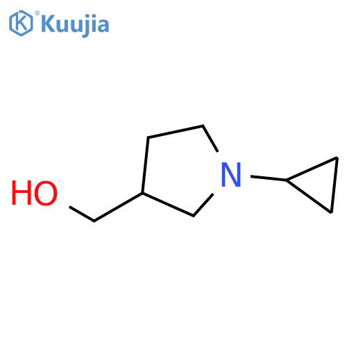 (1-Cyclopropylpyrrolidin-3-yl)methanol structure