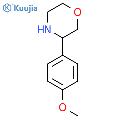 3-(4-methoxyphenyl)morpholine structure