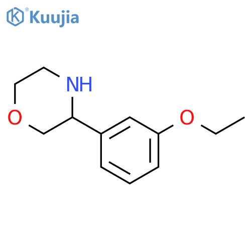 3-(3-ethoxyphenyl)morpholine structure