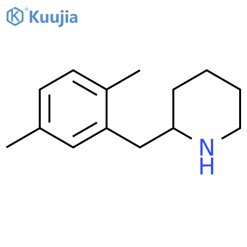 2-(2,5-dimethylphenyl)methylpiperidine structure