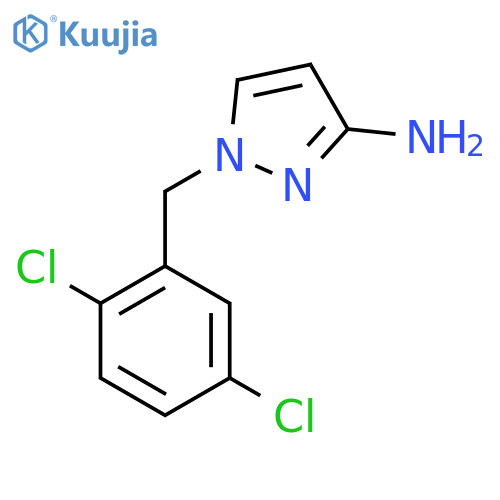 1-(2,5-Dichlorobenzyl)-1H-pyrazol-3-amine structure