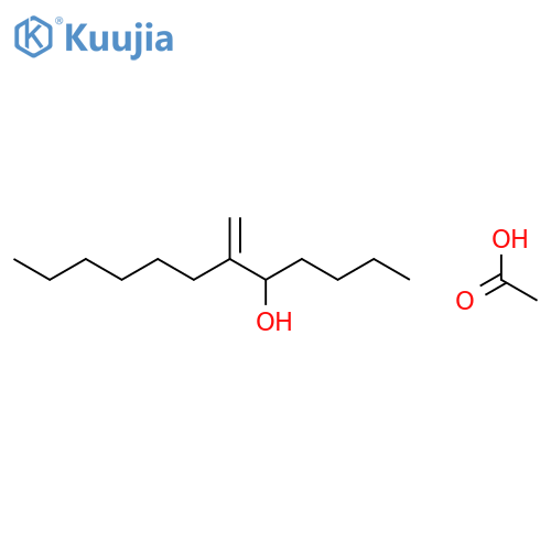 5-Dodecanol, 6-methylene-, acetate structure