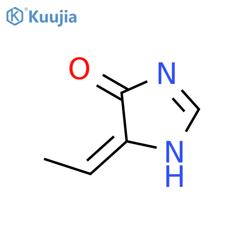 4H-Imidazol-4-one, 5-ethylidene-1,5-dihydro-, (E)- structure