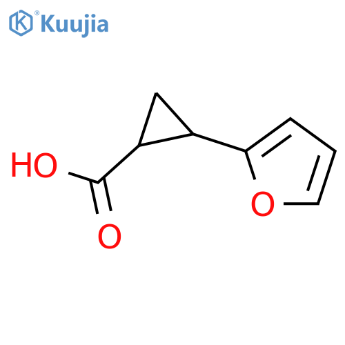 2-(2-furanyl)Cyclopropanecarboxylic acid structure