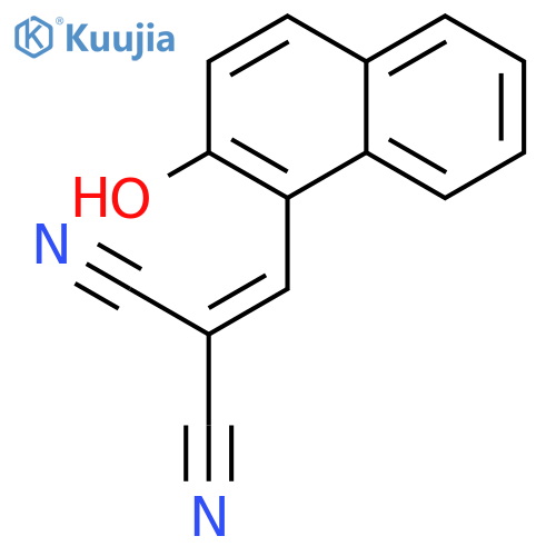 Propanedinitrile,2-[(2-hydroxy-1-naphthalenyl)methylene]- structure