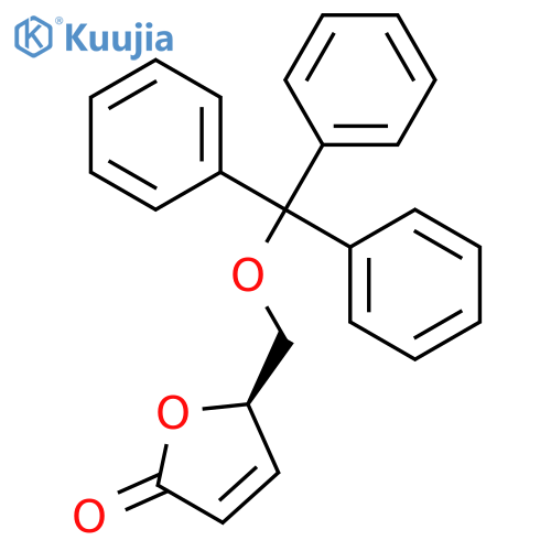 2(5H)-Furanone, 5-[(triphenylmethoxy)methyl]-, (R)- structure