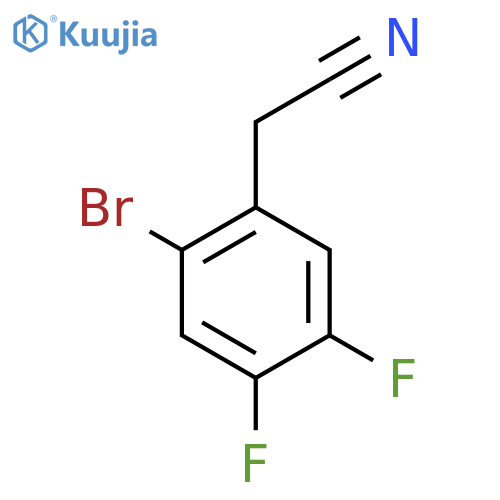 2-(2-Bromo-4,5-difluorophenyl)acetonitrile structure
