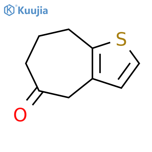 4H,5H,6H,7H,8H-cycloheptabthiophen-5-one structure