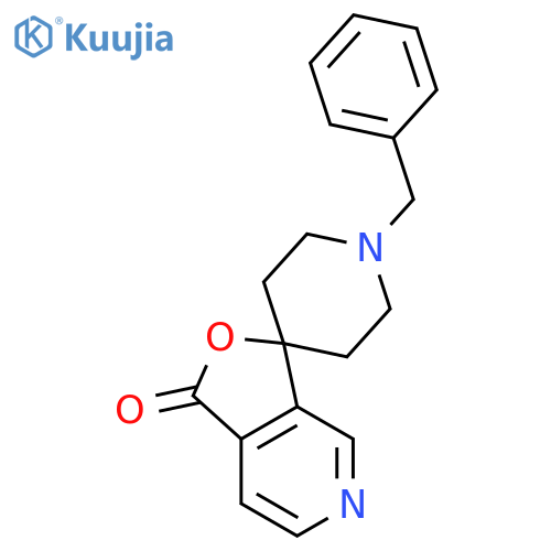 1'-Benzyl-1H-spiro[furo[3,4-c]pyridine-3,4'-piperidin]-1-one structure
