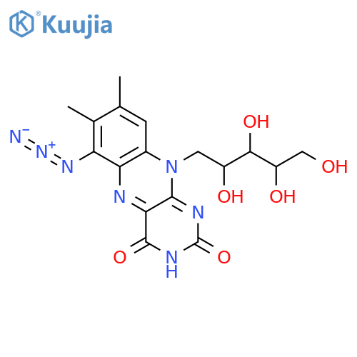 Riboflavin, 6-azido-(9CI) structure