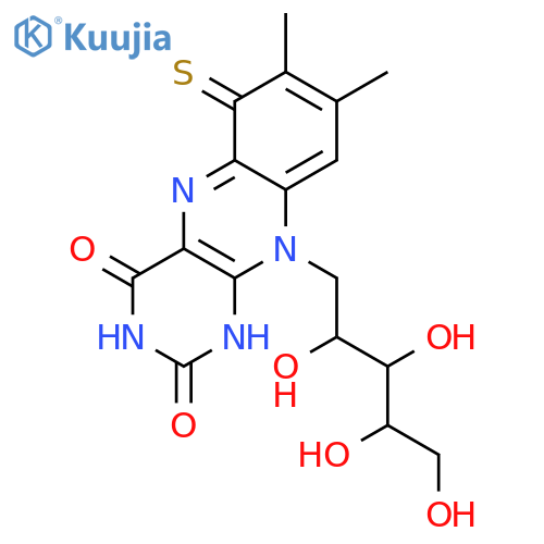 Riboflavin, 6-mercapto-(9CI) structure