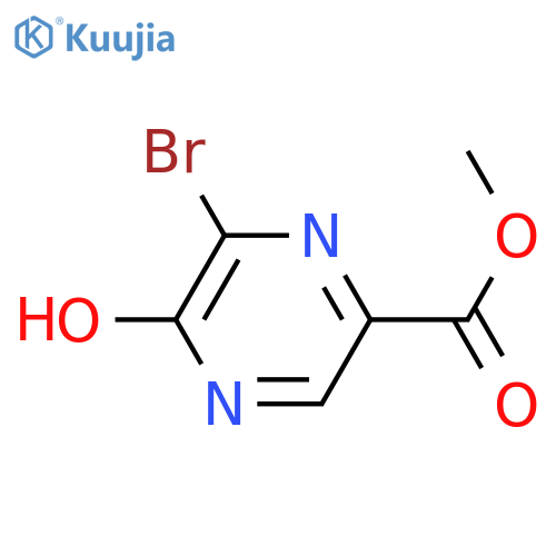 methyl 5-bromo-6-oxo-1H-pyrazine-3-carboxylate structure