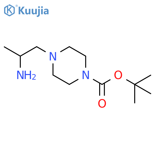(S)-tert-Butyl 4-(2-aminopropyl)piperazine-1-carboxylate structure