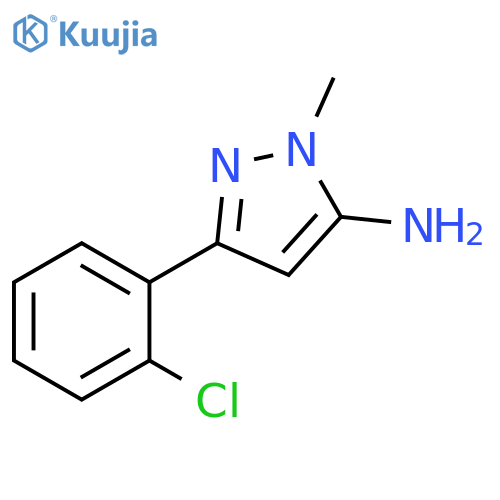 3-(2-chlorophenyl)-1-methyl-1H-pyrazol-5-amine structure