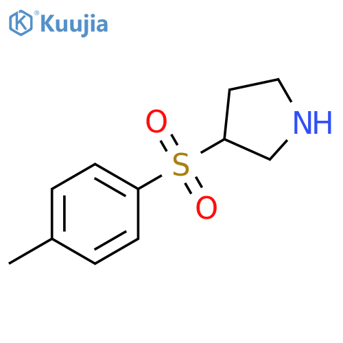 3-(4-methylbenzenesulfonyl)pyrrolidine structure