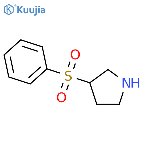 3-(benzenesulfonyl)pyrrolidine structure