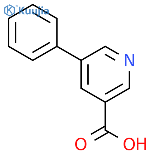 5-phenylpyridine-3-carboxylic acid structure