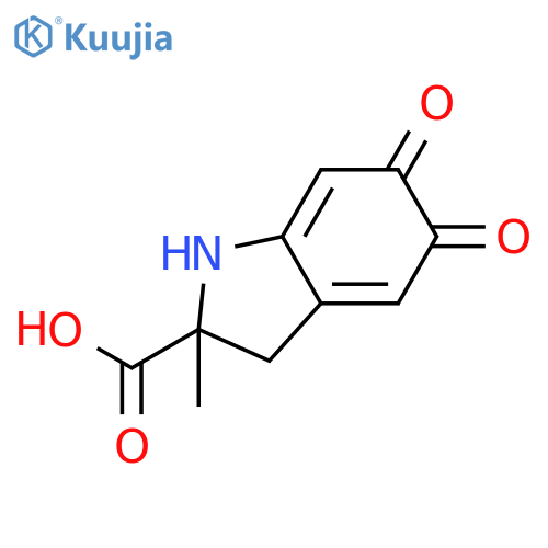 1H-Indole-2-carboxylic acid, 2,3,5,6-tetrahydro-2-methyl-5,6-dioxo- structure