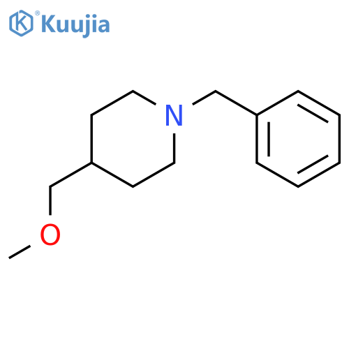 1-benzyl-4-methoxymethyl-piperidine structure