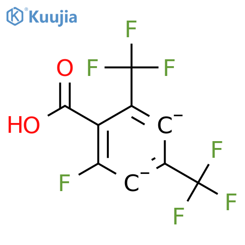 2-Fluoro-4,6-bis(trifluoromethyl)benzoic acid structure