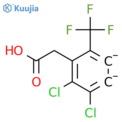 2,3-Dichloro-6-(trifluoromethyl)phenylacetic acid structure