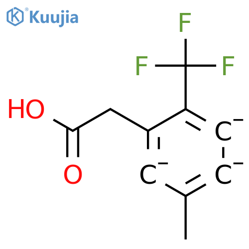 5-Methyl-2-(trifluoromethyl)phenylacetic acid structure