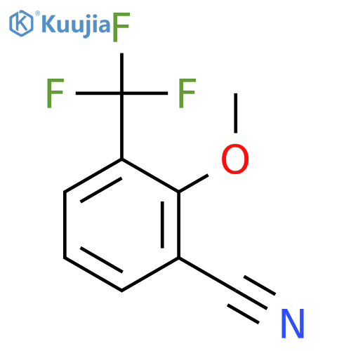 2-methoxy-3-(trifluoromethyl)benzonitrile structure