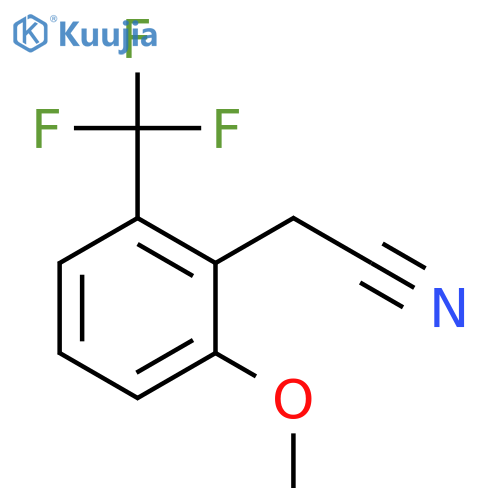 2-Methoxy-6-(trifluoromethyl)phenylacetonitrile structure