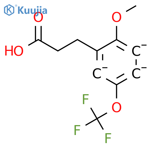 3-2-Methoxy-5-(trifluoromethoxy)-phenylpropionic acid structure