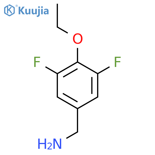 1-(4-ethoxy-3,5-difluorophenyl)methanamine structure