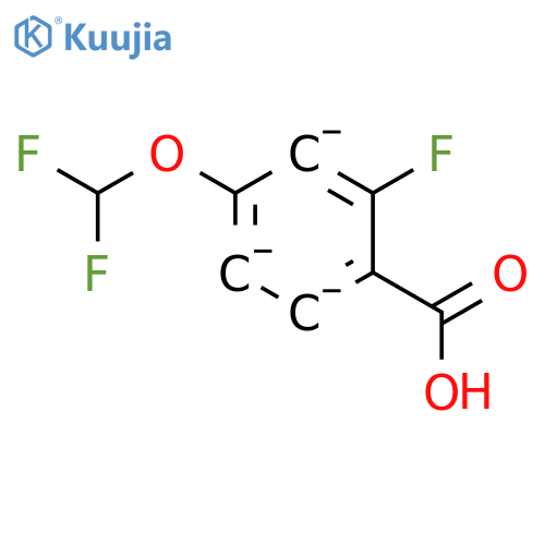 4-(Difluoromethoxy)-2-fluorobenzoic acid structure