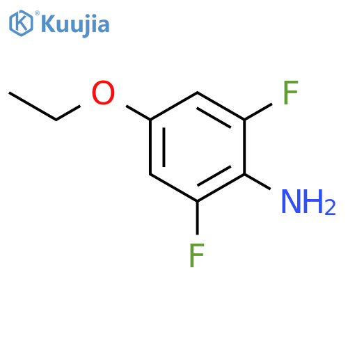 4-ETHOXY-2,6-DIFLUOROANILINE structure