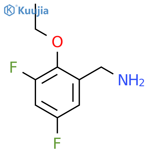2-Ethoxy-3,5-difluorobenzylamine structure