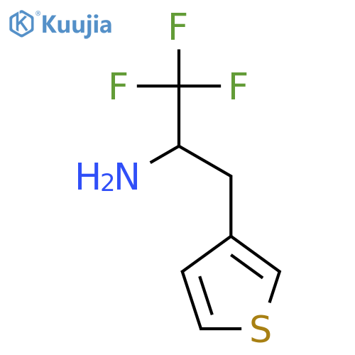 1,1,1-trifluoro-3-(thiophen-3-yl)propan-2-amine structure