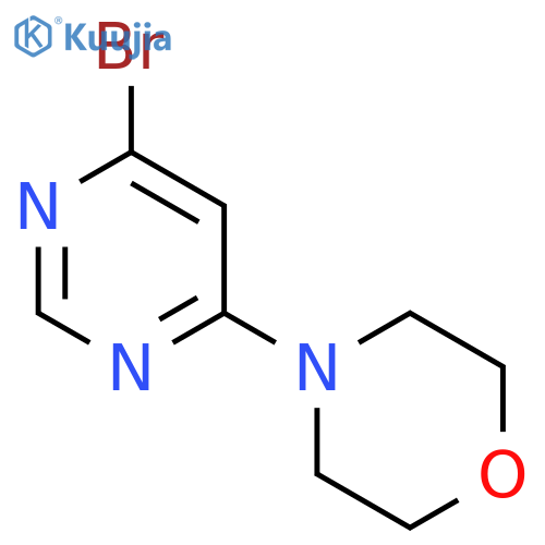 4-(6-bromopyrimidin-4-yl)morpholine structure