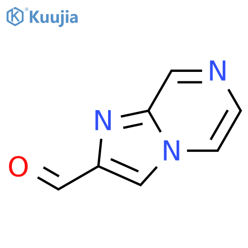 Imidazo[1,2-a]pyrazine-2-carbaldehyde structure