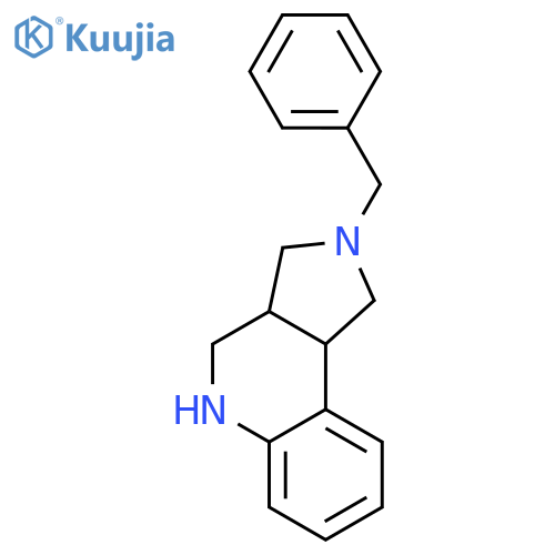 2-Benzyl-2,3,3a,4,5,9b-hexahydro-1H-pyrrolo3,4-cquinoline structure