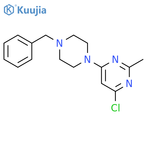 4-(4-Benzylpiperazino)-6-chloro-2-methylpyrimidine structure