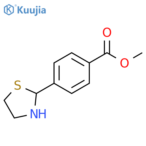 Methyl 4-(1,3-Thiazolan-2-yl)benzenecarboxylate structure