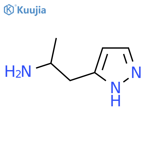 1-(1H-pyrazol-3-yl)propan-2-amine structure