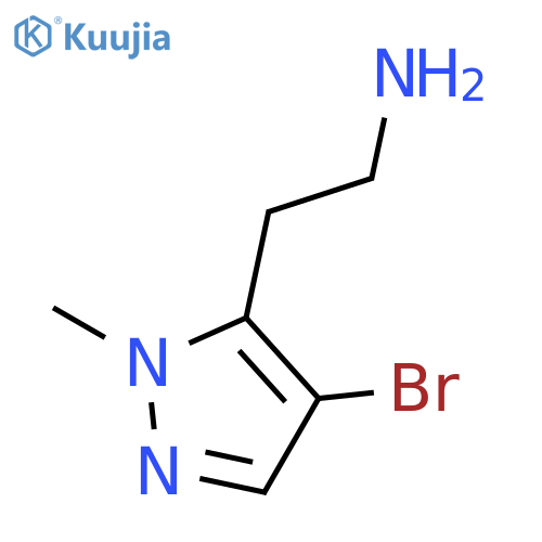 5-(Aminoethyl)-4-bromo-1-methyl-1H-pyrazole structure