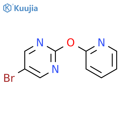 5-bromo-2-pyridin-2-yloxypyrimidine structure