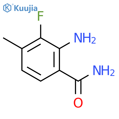 2-Amino-3-fluoro-N-methyl-benzamide structure